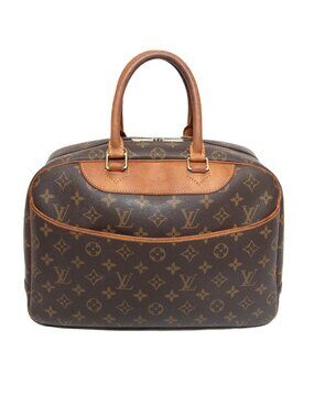 Authentic Louis Vuitton Monogram Deauville Handbag Purse Carry-On